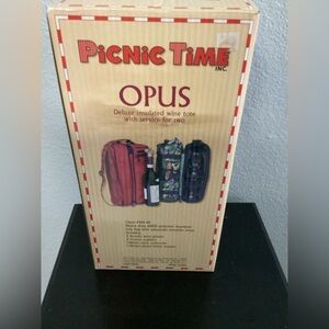 Picnic Time Opus Wine Tote NWT